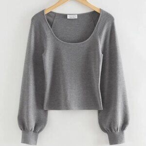 & Other Stories Slim-Fit Soft Knit Top